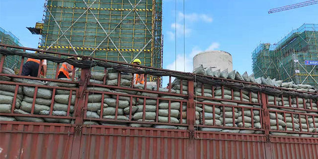 天津武清区新建小区屋面找坡陶粒