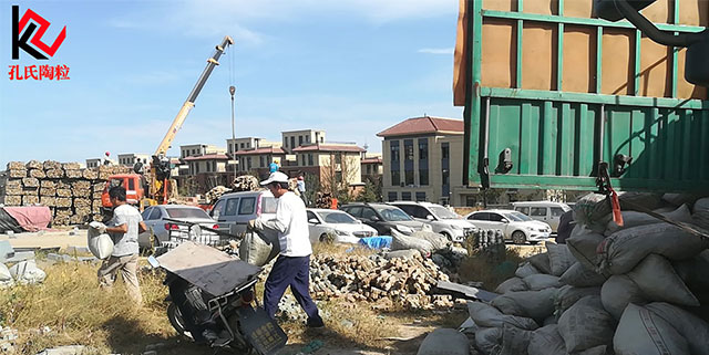 郑州市新密市新建小区卫生间回填陶粒